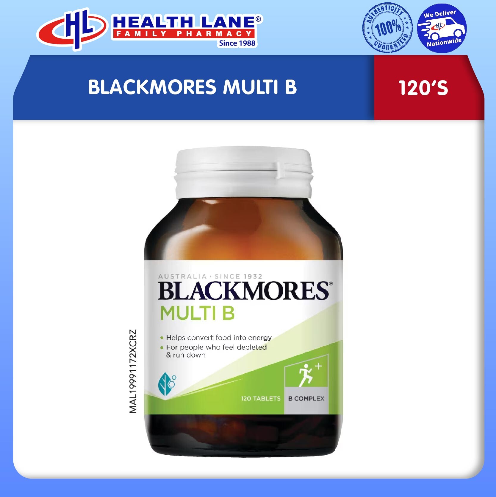 BLACKMORES MULTI B 120'S
